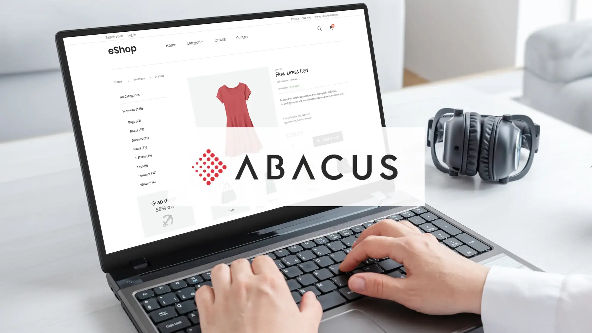 Image d'un site e-commerce