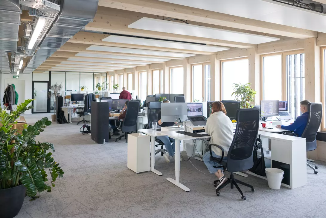 Bureau open space de l'Agence MiNT